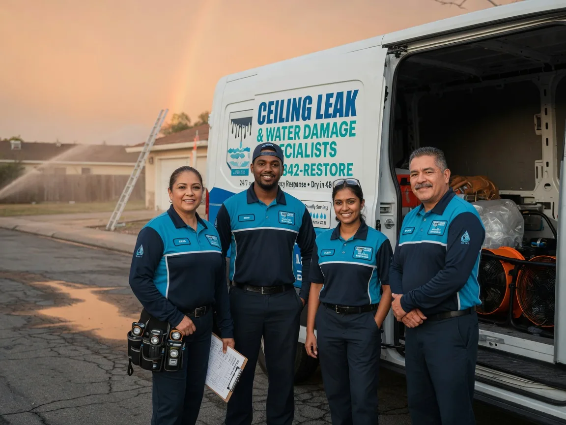 Ceiling Leak Cleanup company in Foxboro, MA